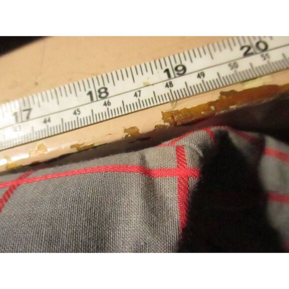 Vintage Women's Dress 8/10 1960's Hiphugger Scooter Gray/Red Plaid Joan Curtis M - Picture 10 of 10